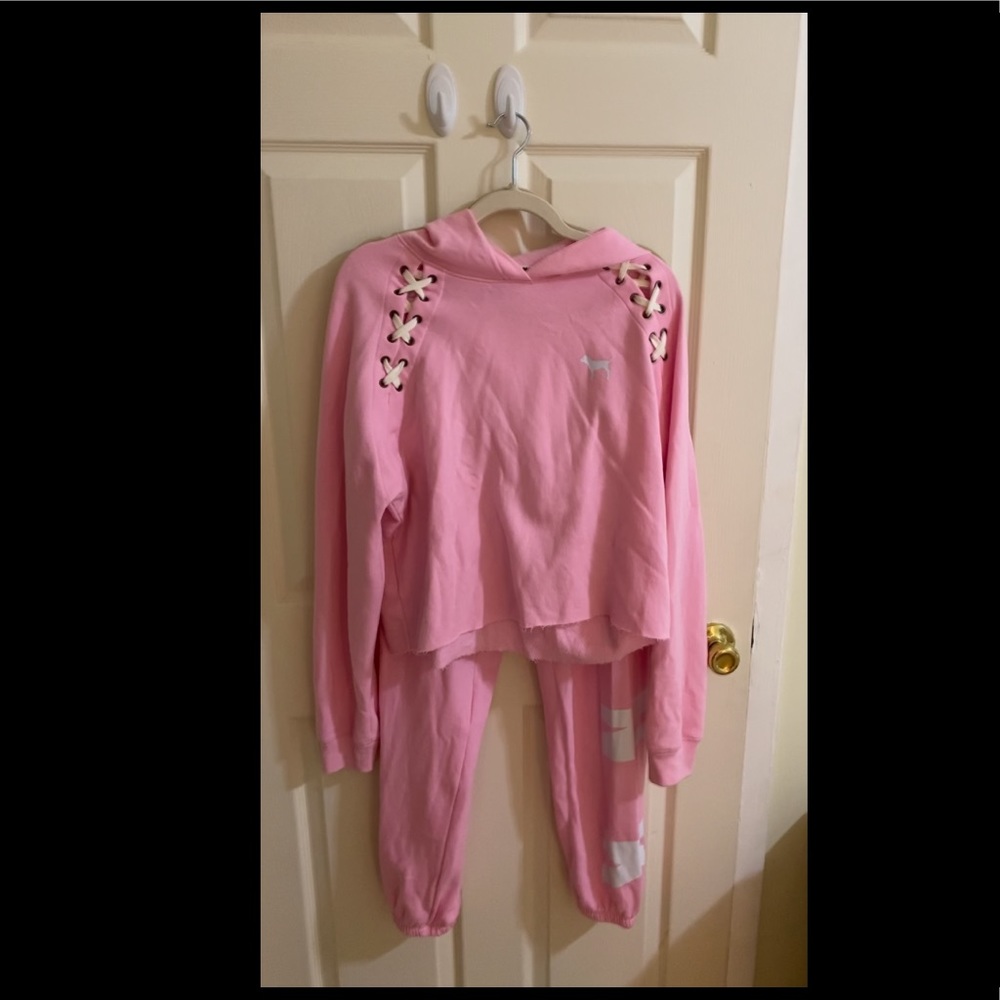 Love pink matching pink set